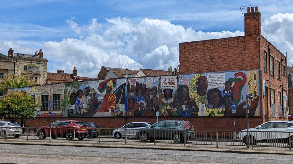 Black History Mural in Reading